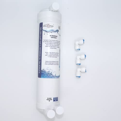 Image of Platinum Pro RO TFC Membrane Filter Cartridge | Dry Membrane | Reduces TDS by 96% to 98% | Suitable for Dr. Aquagaurd, Livpure, Kent (Leakproof Concealed Nano 75 GPD)