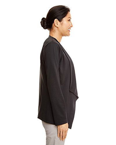 Devon & Jones Ladies' Perfect Fit™ Draped Open Blazer L BLACK2