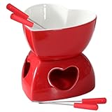 Matériau céramique stable : fabriqué à partir de céramique de haute qualité, le mug à fondue assure une répartition uniforme de la chaleur et une durabilité pour un plaisir constant de la fondue.