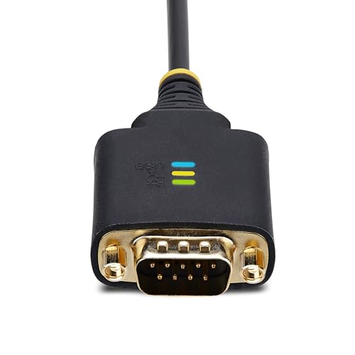 StarTech.com 2ft (60cm) 2-Port USB to Serial Adapter Cable, COM Retention, FTDI, USB to DB9 RS232, Changeable DB9 Screws/Nuts - Image 4