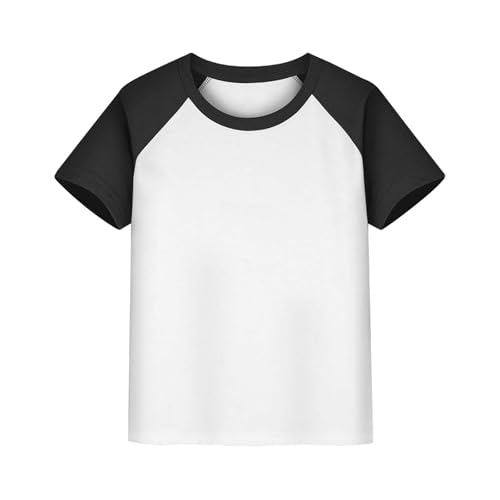 Girls Short Sleeve Tshirts Crew Neck Loose Casual Summer Outfits Tees Tops Kids Girls Comfy 2t Baby Girl Winter Clothes