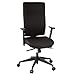hjh OFFICE 608500 Profi Bürodrehstuhl PRO-TEC 300 Stoff Schwarz Bürosessel ergonomisch, hohe Rückenlehne, Armlehne verstellbar