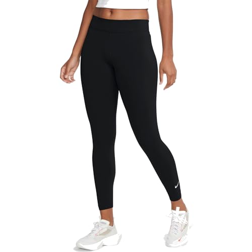 Nike Essential Mid Rise 7/8 Leggings Tights (S, Black, s)