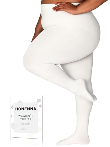 HONENNA Queen Plus Size Fleece Lined Tights, 11+...