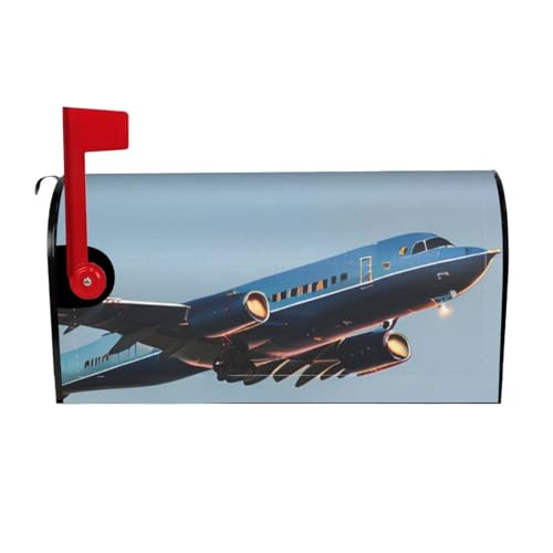 Copertura impermeabile per cassetta delle lettere con magneti volanti aereo stampa cassetta delle lettere involucri per cassette postali 65 x 53 cm