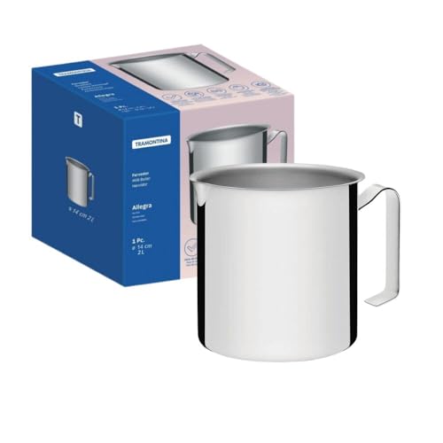 Fervedor Tramontina Allegra em Aço inox 14 cm 2 L, Tramontina