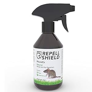 RepellShield Mouse Repellent Spray & Rat Spray – A Peppermint Oil Mouse Repellent: A Natural Mice Repellent, Rat…