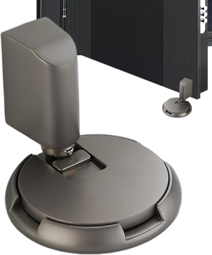 Support de porte coupe-vent aimanté et invisible pour sol intérieur
