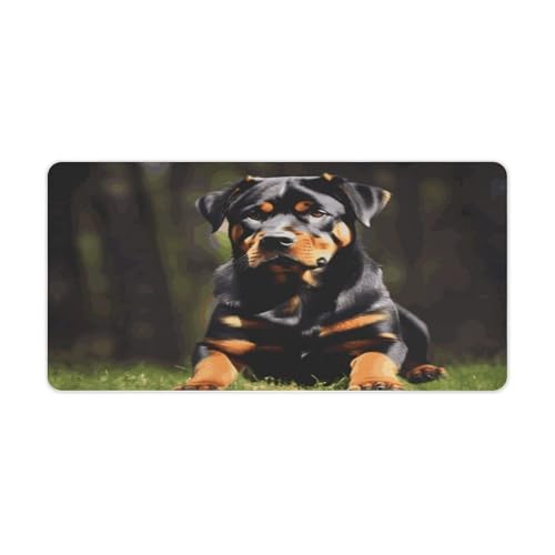 Pad Mouse Grande Rottweiler 30x60 cm Antideslizante miniatura 1