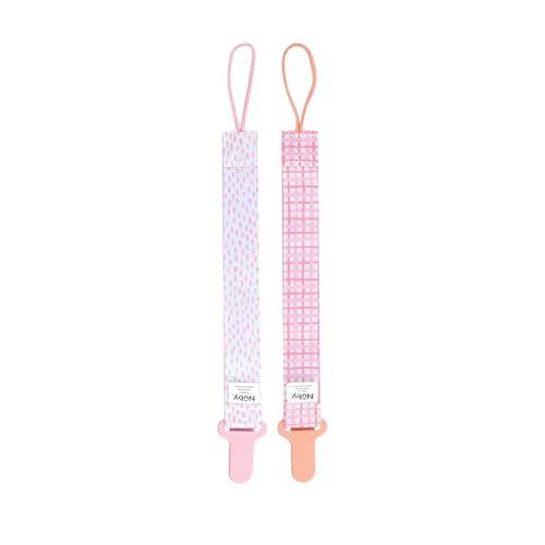 Image of Nuby Infant's 2-Pack Pacifinder Pacifier Clips, Colors May Vary