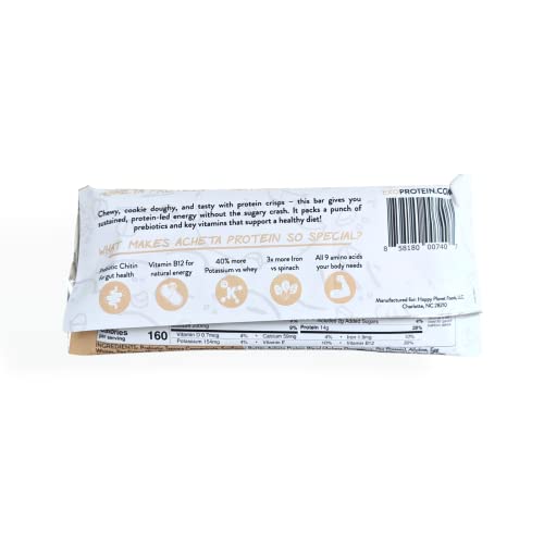 EXO Prebiotic Protein Bars, Cookie Dough | Dairy Free, Gluten Free, Low Sugar | 14g Protein, Sustainable, B12, Gut Heath, | Non-GMO. Vegetarian, Paleo | Vitamins, Sustained Energy, 12 Count, - Image 5