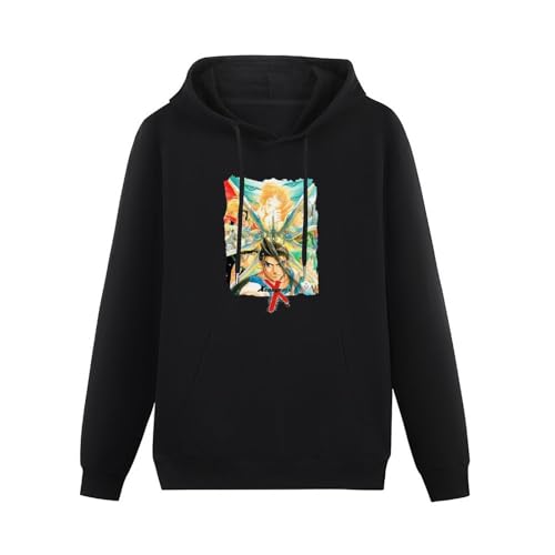 60% cotone, 40% poliestere Xenogears Game Unisex Cotton Pullover Long Sleeve Mens Hoody Sweatshirts Size XL