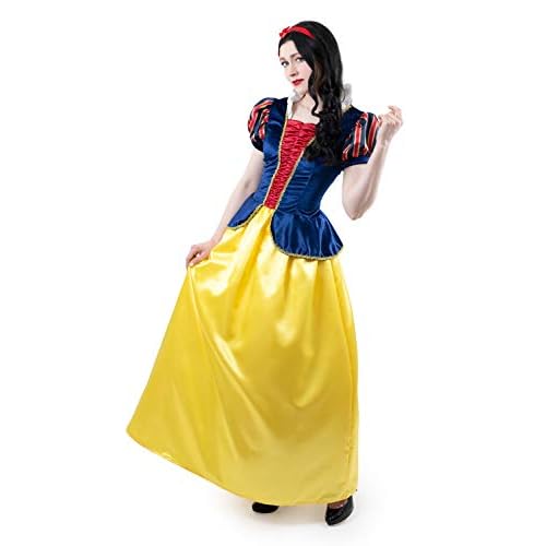Little Adventures Enchanted Snow White Dress-Up Costume for Adult Women (X-Large (14-16)) - Machine Washable Adult Cosplay Dresses with No Glitter