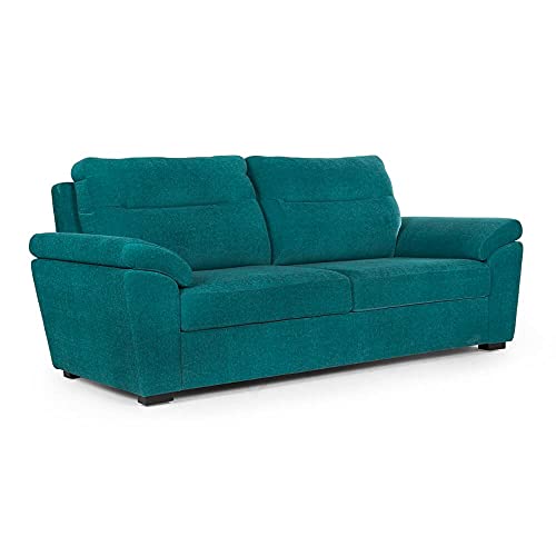Image of Wakefit Sofa Set | 3 Year Warranty | Sofa 3 Seater, 3 Seater Sofa for Living Room, Wooden Sofa Set, Couch Sofa for Living Room, Sofa for Living Room - Lounger(Malphino : Malibu Green)