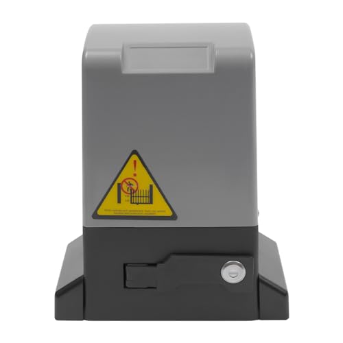 Loobiiny Motore Cancello Scorrevole 600kg Cancello Automatico Motori Per 370w Cancelli A Due Ante Cremagliera Cancello Scorrevole Kit Cancello Scorrevole Lampeggiante Cancello Motor+Rack