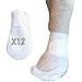 PawFlex Medimitt Paw Bandages for Dogs, Cats and Pets Medical Booties, First aid for Paws Non Slip, Non Adhesive, Breathable,Disposable, Washable, Velcro Fasteners,12 Pack (Medium)