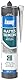 Knauf mattes Silikon (300 ml) für alle matten Oberflächen, Silikon in Anthrazit