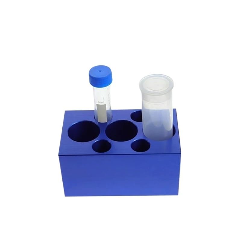 Multipurpose Ice Modular PCR Cooler Low-Temperature Thermostat Pre-Cooled Aluminum Ice Box 0.2/1.5/15/50ML Centrifuge Tube Rack(Multi-use 15-50ml)