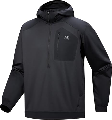 Arc'teryx Konseal SL Pullover Hoody Men's | Superlight Technical Fleece Hoody for Climbing | Black, Large