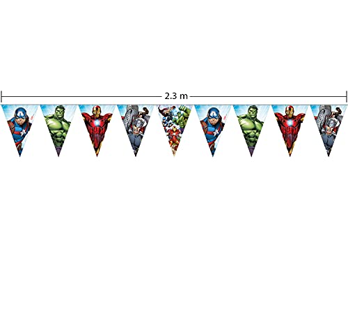 Procos Wimpelketting Avengers Mighty, meerkleurig, 5PR87971 - Image 4