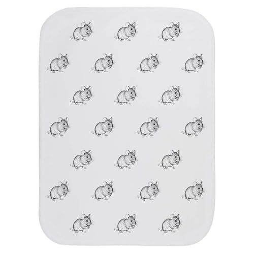 Azeeda 'Field Mouse' Baby Burp/Wash Cloth (BC00028552)