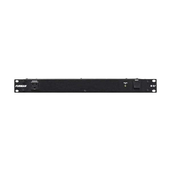 Furman M-8x2 Merit Series 8 Outlet Power Conditioner & Surge Protector with (2) Hosa 18 Gauge Electrical Extension Cable - Image 4