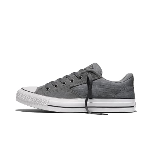 Image of Converse, Unisex, Chuck Taylor All Star Malden Street Low Top, Darker Grey /Black /White Men's 4, Women's 6 Medium
