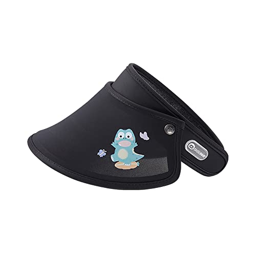 Kids Sun Visor Hats Boys Girls Adjustable Large Brim Summer UV Protection Beach Cap 7-14 Years Old UPF50+ YKH3M0874