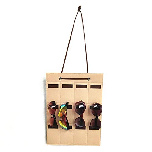 Preisvergleich Produktbild fllyingu Sonnenbrille Hängende TascheSonnenbrille-Organisator-Speich... Beutel-Gläser Zeigen Organisator 12 Schlitze an Aufbewahrungstasche