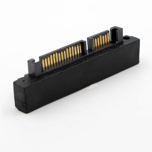 Adaptador MOOKEENONE SATA 22P Macho a SATA 22Hembra, ángulo 90° miniatura 2