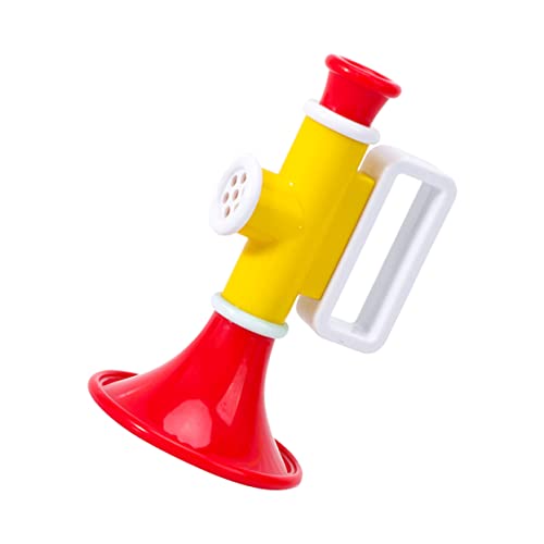 FELTECHELECTR Musical Instrument Toy Trumpet Blowing Toy Plastic Trumpet Plaything Abs Material Safe for Boys and Girls' Learning Fun Random