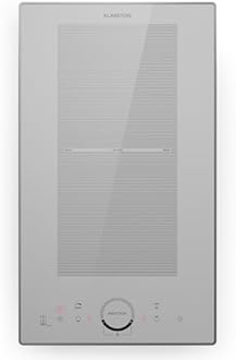 Klarstein Induction Hob, 3500W Cooker, 2 Ring Pan, Built-In Table Top Cookers w/ 2 Hobs, Touch Control, Cooktops, Electric Hot Plates for Cooking