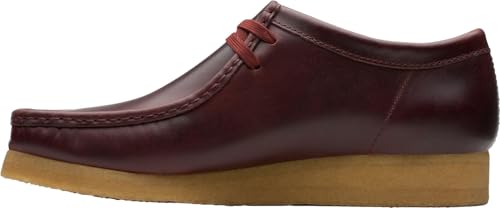 Clarks - Mens Wallabee Shoe, Color Deep Red L, Size: 8 M US2