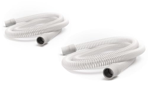 CPAP Hose by Snugell™ | Two Pack (2) | 6-Foot Universal Premium CPAP Tubing | Compatible with Resmed, Respironics, Fisher & Paykel| and Most CPAP, BiPAP and BiLevel Device Brands