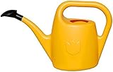 Plastia Gartengießkanne mit dem Brausekopf, 2 Liter grün - Gießkanne aus Hochwertigem Kunststoff - Handliche Giesskanne für Innen- und Außenbereich - Ideal für Bewässerung für Zimmerpflanzen, Gelb