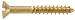 The Hillman Group The Hillman Group 1162 Brass Oval Head Slotted Wood Screw 6 x 5/8 In. 48-Pack