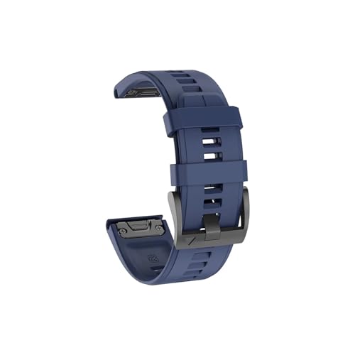 ツートンカラーのシリコン時計バンド Garmin に適合 TACTIX デルタ/Instinct 2X/Descent Mk2 Mk2i G1/MARQ/Enduro 2 クイックフィット 22 ミリメートル 26 ミリメートルストラップに適合(Dark