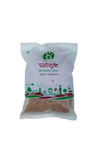 Image of S Siddhagiri's SATVYK THE HEALTH re STORE Kodo Millet Vermicelli (200gm) - Sevaiya | No Maida | Traditional Method Semiya | Preservative Free | Vegan | Chemical Free Vermicelli