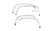 Putco 97166 Stainless Steel Full Fender Trim Kit for Jeep Grand Cherokee - 6 Pieces