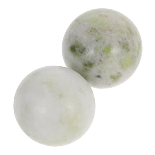 IWOWHERO Ergonomic Hand Exercise Marble Balls 2pcs Chinese Massage Balls for Health Exercise Storage Box