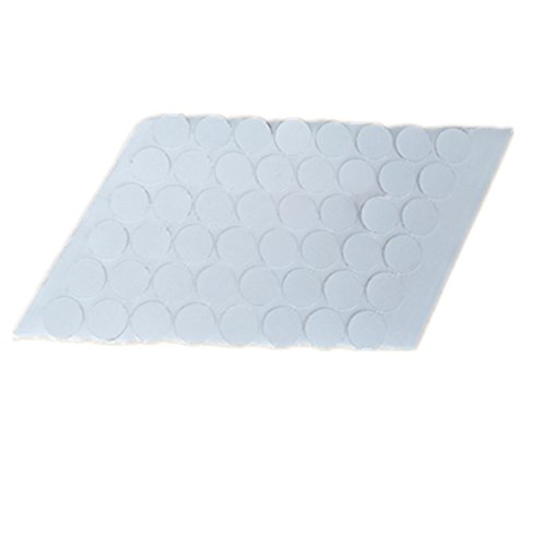 Ecloud Shop 50 Set Gran Capacidad Adhesiva Hook Loop Blanco Dots