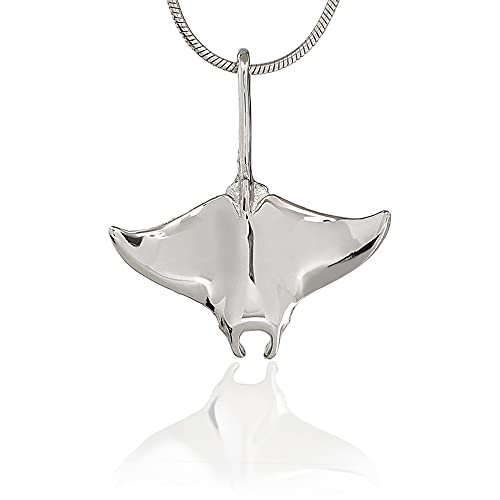 Stingray Necklace for Women Sterling Silver-Manta Ray Necklace for Women | Sterling Silver Stingray Necklace | Stingray Jewelry | Manta Ray Pendant | Scuba Diving Jewelry | Ocean Inspired Jewelry (18)