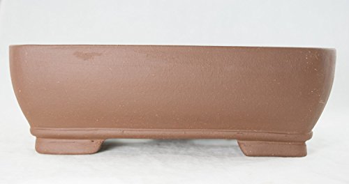Rectangular Yixing Zisha Bonsai Pot 13.25"X 10"X 5" - Round Corners #TOP1