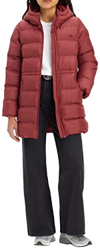 Levi's Hooded Midi Jacket Mujer, Syrah, S