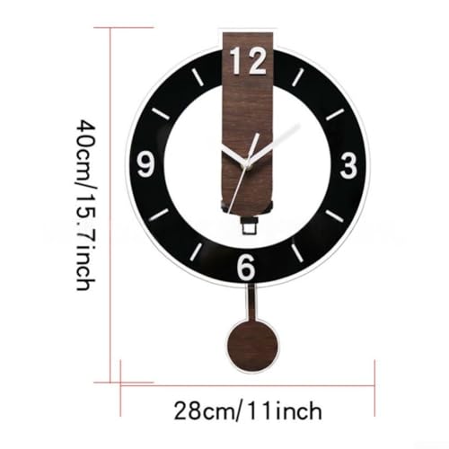 Grande horloge murale silencieuse idéale pour bureau - 7