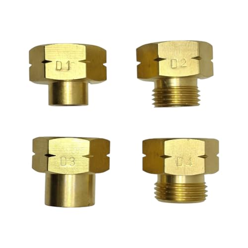 Adaptateur bouteille de gaz GPL Lot de 4 pour ravitailler votre camping-car en Europe