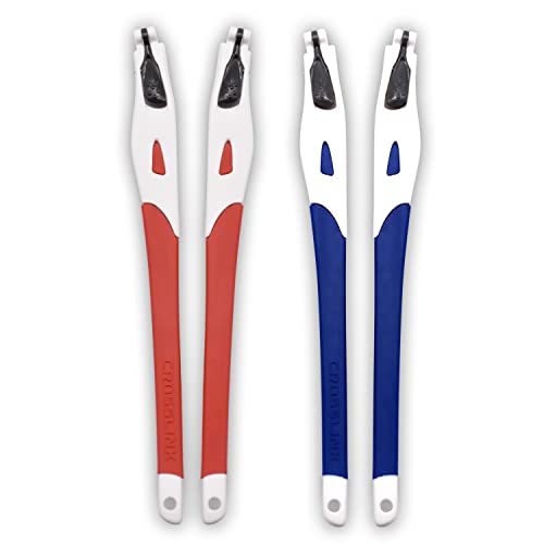 Pieds de cadre de remplacement blancs et caoutchouc rouge pour lunettes Oakleys Crosslink