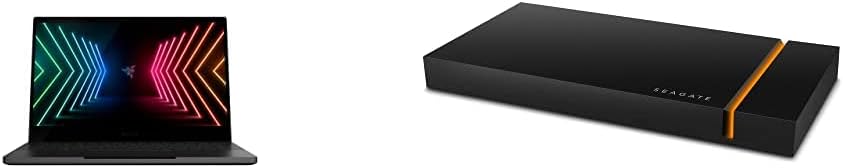 Razer Blade Stealth 13 Ultrabook Gaming Laptop: Intel Core i7-1165G7 4 Core,Thunderbolt 3 with Seagate Firecuda Gaming SSD 1TB External Solid State Drive – USB-C USB 3.0