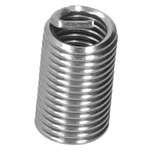 Image of 100 PCS Thread Repair Insert, M6 x 1 Helicoil Metric Thread Sleeves, Stainless Steel Wire Thread Sheaths with Different Length to Choose for Thread Repair(18mm)