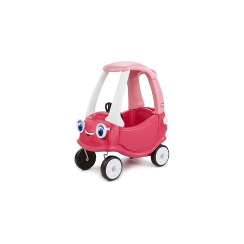 HomeStock Country Cottage Princess Colorful, 33.5", Parent-Controlled Push Rides, High Seat Back and Cup Holders, Wheels Spin 360 Degrees